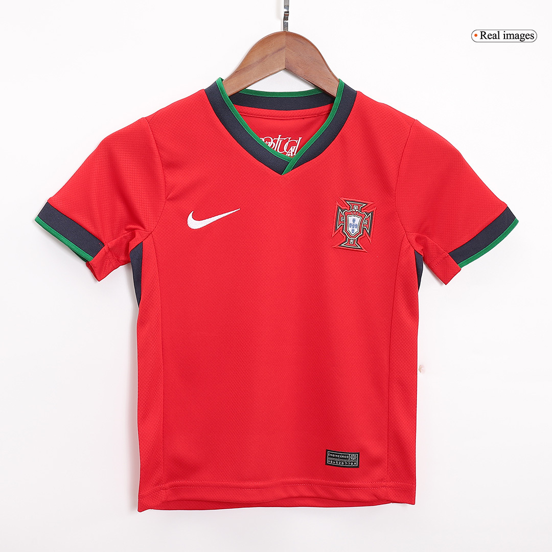 Portugal Home Kids Soccer Jerseys Kit EURO