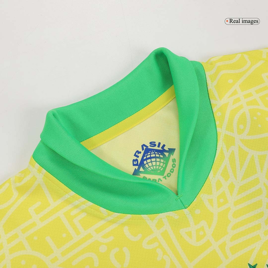 VINI JR. #7 Brazil Home Soccer Jersey Copa America