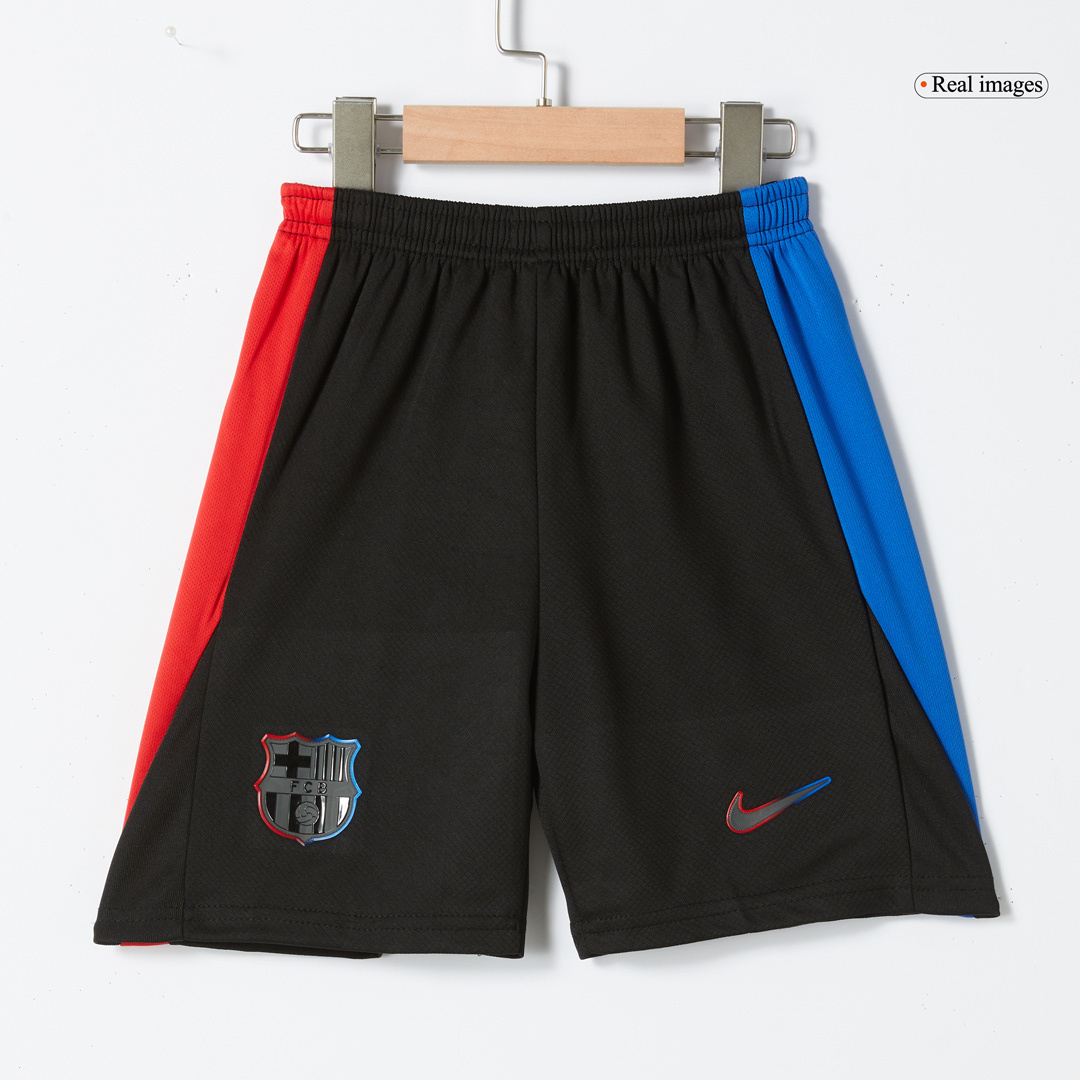 Barcelona Away Kids Soccer Jerseys Kit