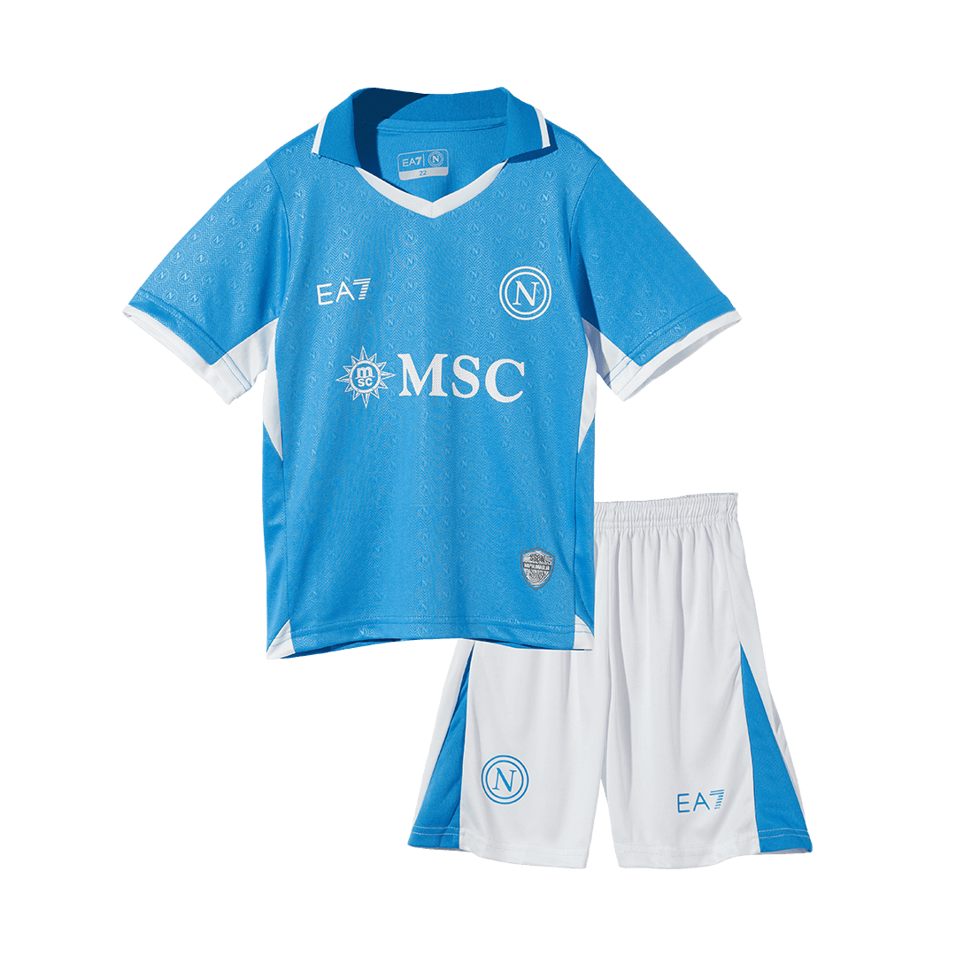 Napoli Home Kids Soccer Jerseys Kit