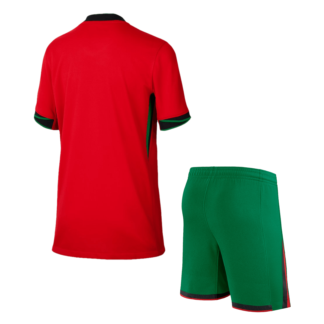 Portugal Home Kids Soccer Jerseys Kit EURO
