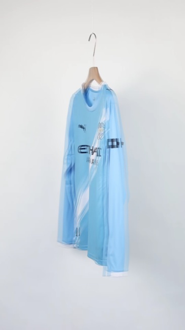 Manchester City Home Long Sleeve Soccer Jersey 2025/26