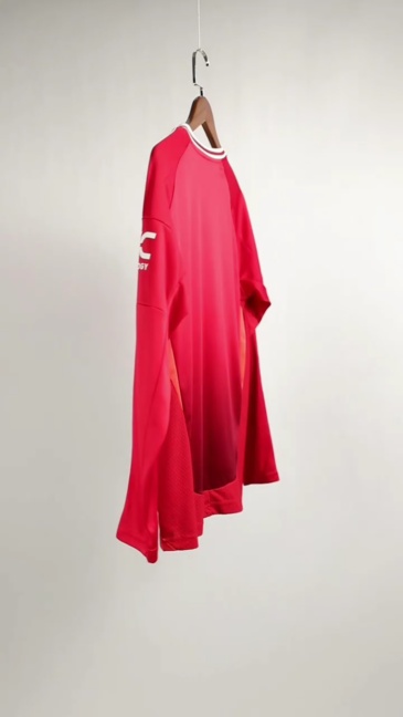 Manchester United Home Long Sleeve Soccer Jersey