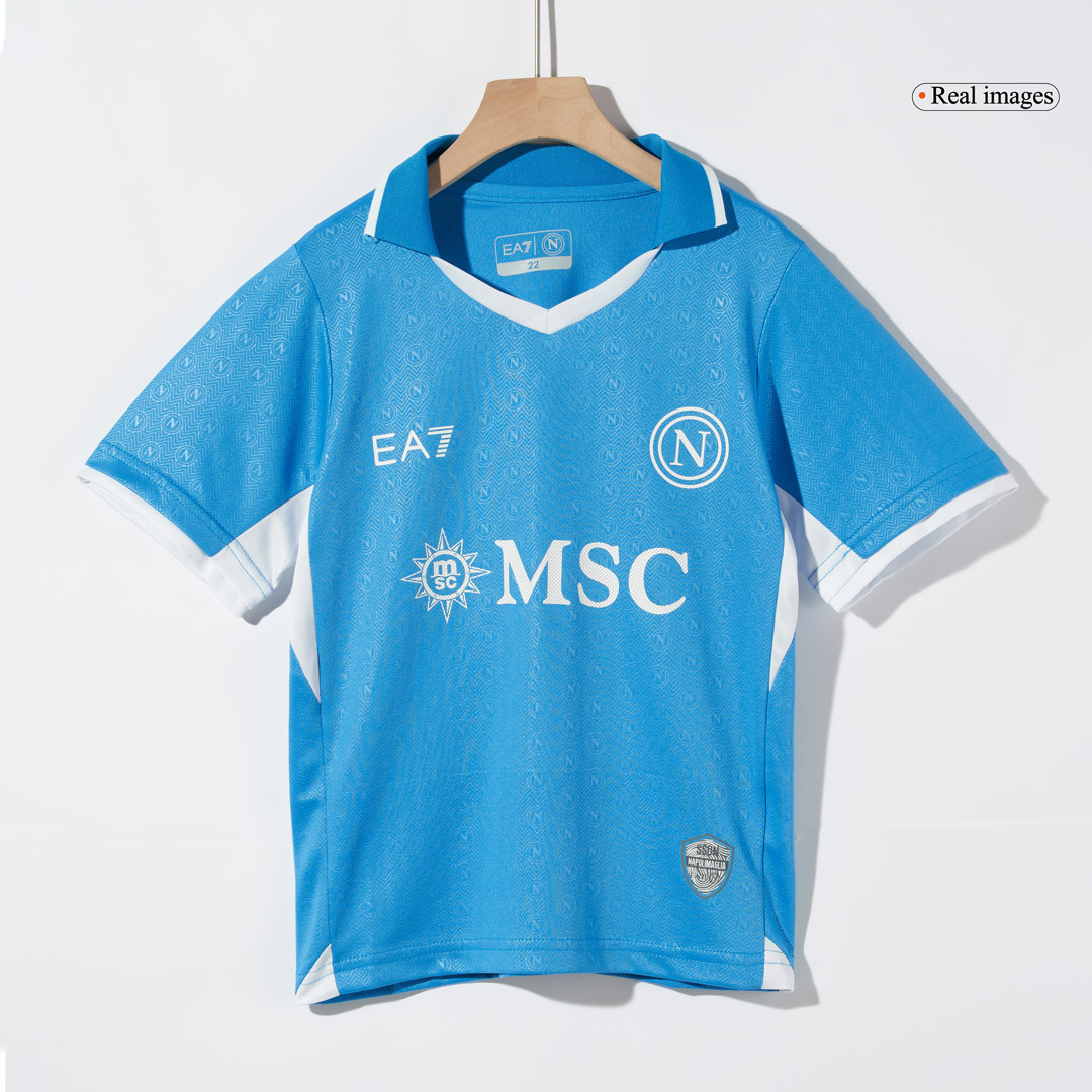 Napoli Home Kids Soccer Jerseys Kit