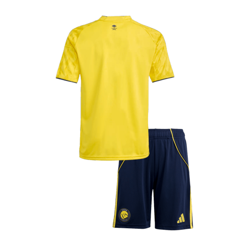 Al Nassr Home Kids Soccer Jerseys Kit 2025/26