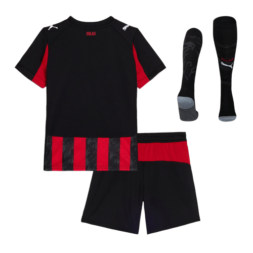 AC Milan Home Kids Soccer Jerseys Full Kit 2025/26