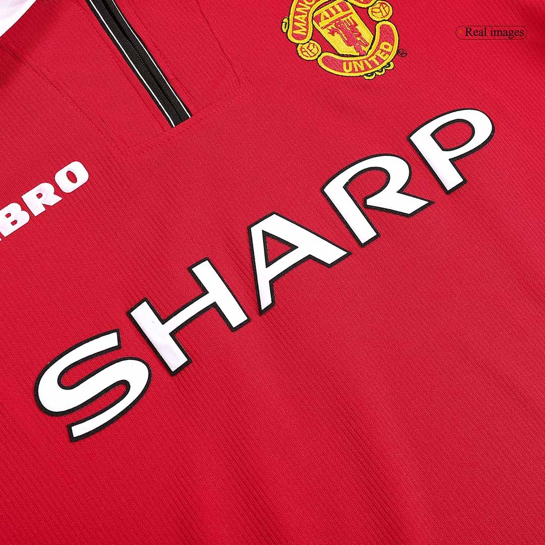 Vintage Soccer Jersey Manchester United Home Long Sleeve 1998/99