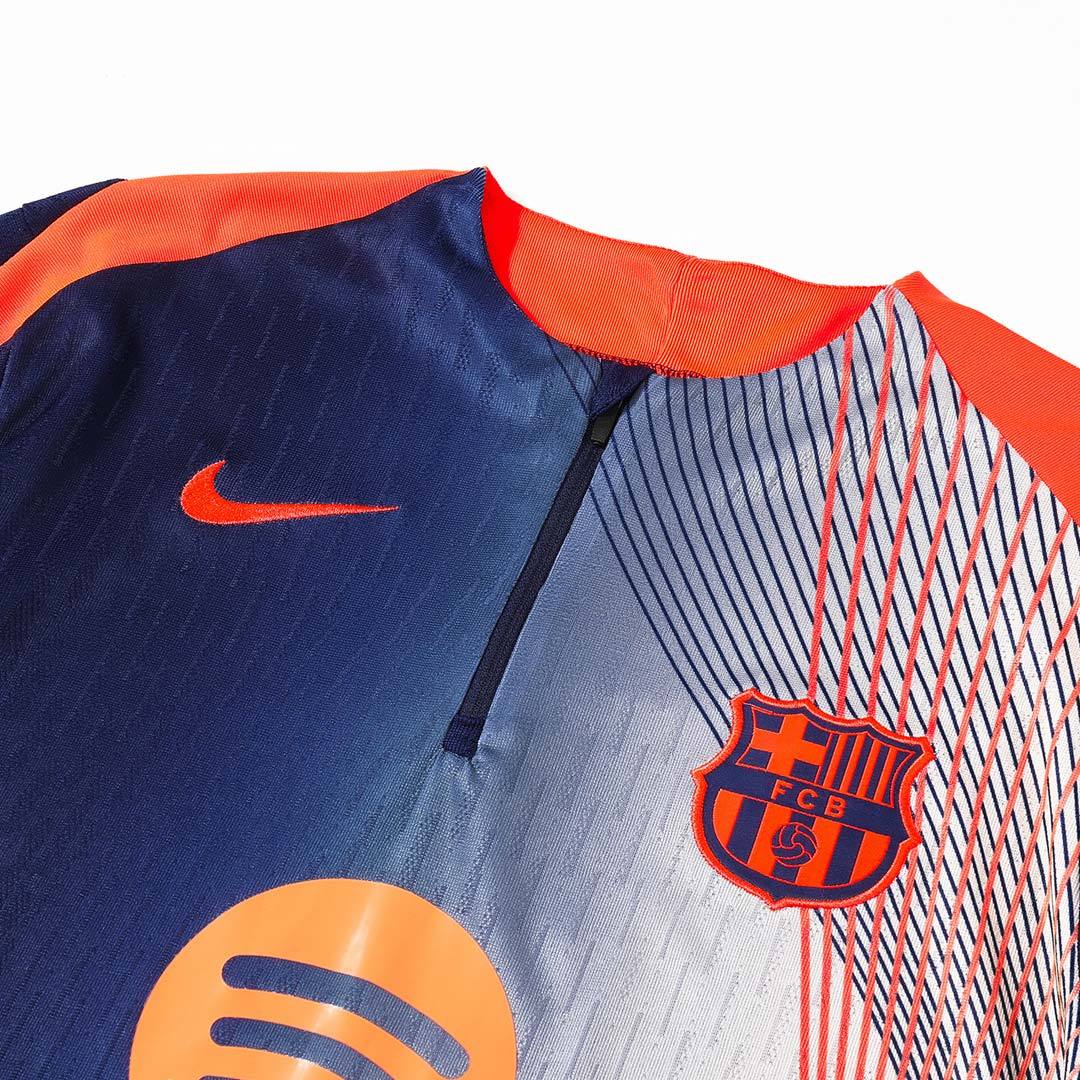 Barcelona 1/4 Zip Tracksuit 2025/26 Black&Orange
