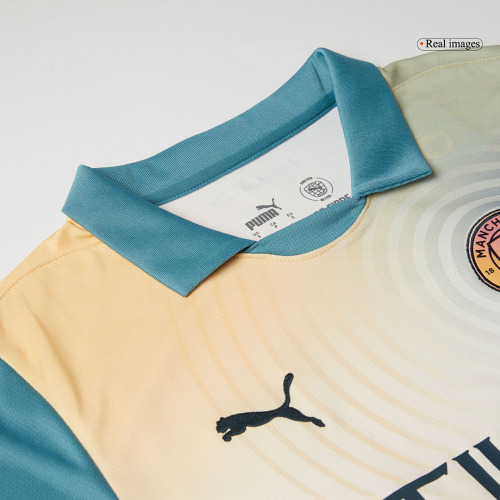 RODRIGO #16 Manchester City Fourth Away Soccer Jersey- Definitely City (UCL)