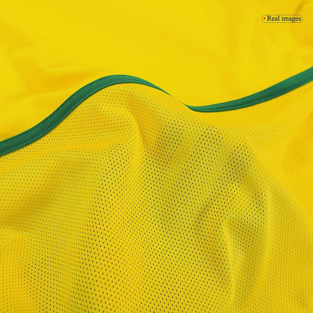 Vintage Soccer Jersey RONALDO #9 Brazil Home 2002/03