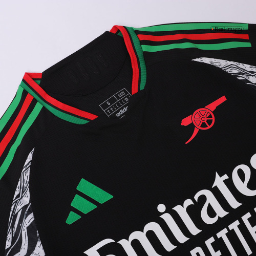 SAKA #7 Arsenal Away Authentic Soccer Jersey