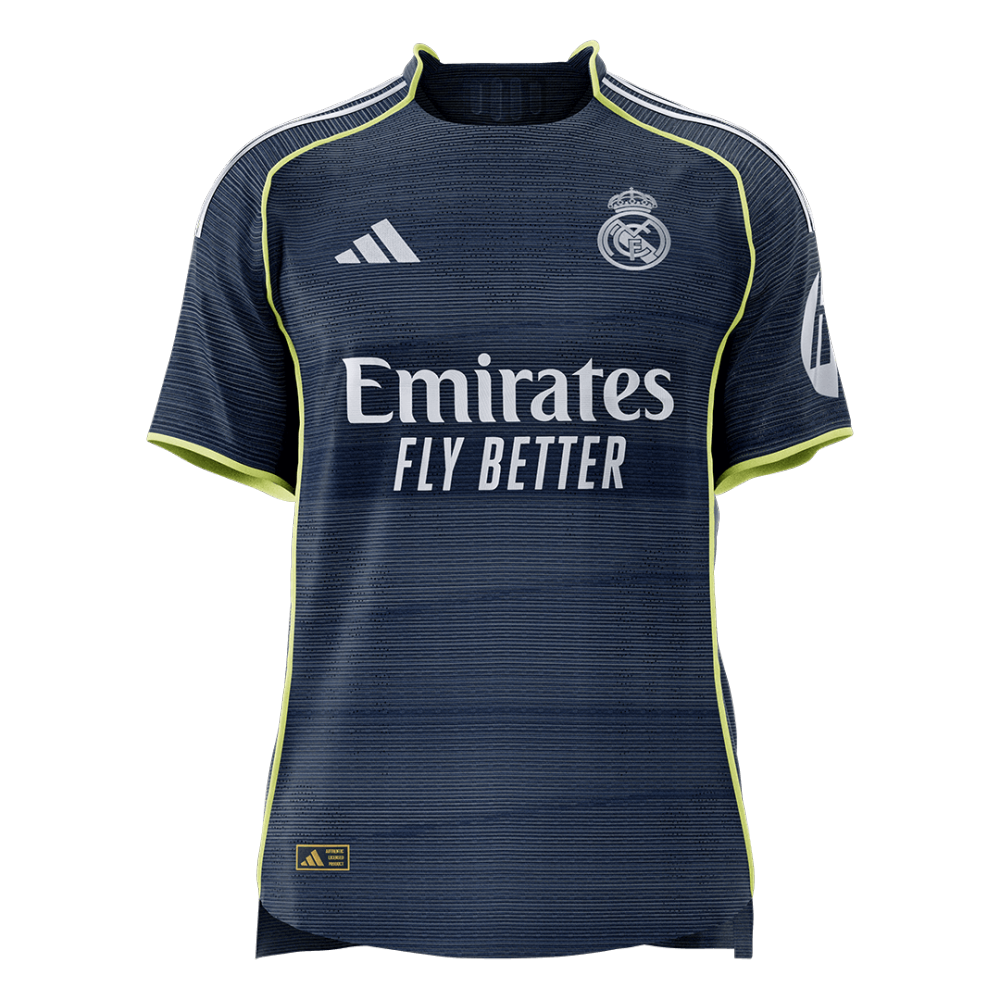 VINI JR. #7 Real Madrid Away Authentic Soccer Jersey 2025/26