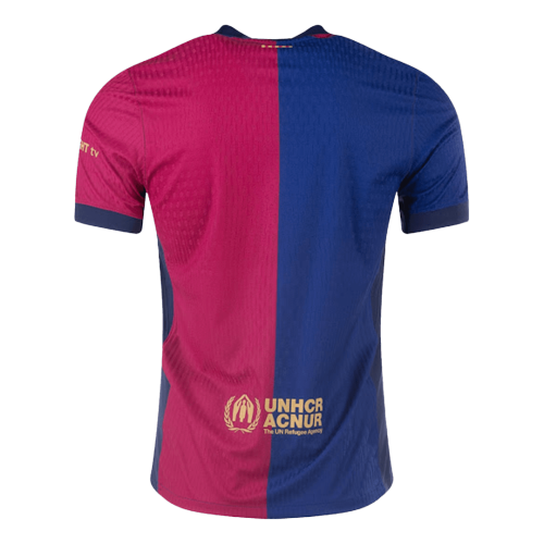 Barcelona Home Authentic Soccer Jersey - 125th Anniversary