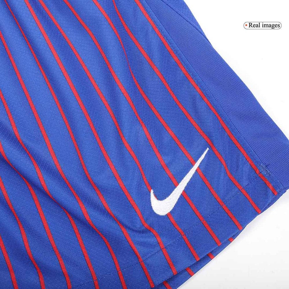 France Away Soccer Shorts