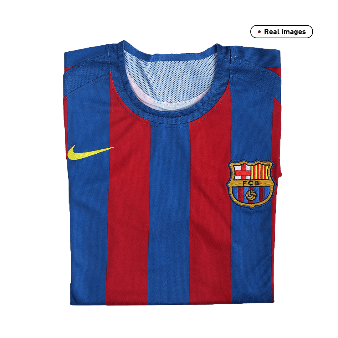Vintage Soccer Jersey Barcelona Home 2005/06 - UCL Final