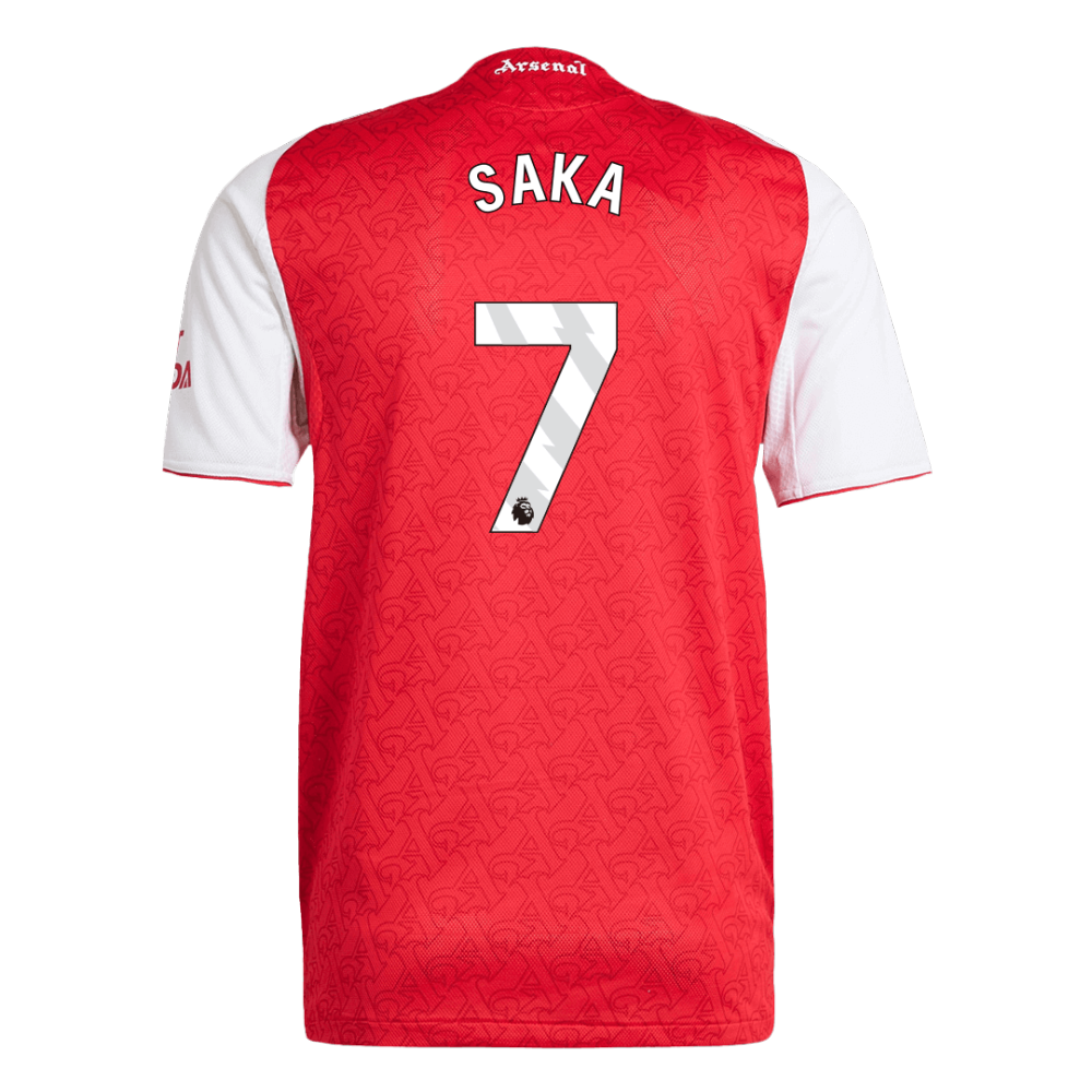 SAKA #7 Arsenal Home Authentic Soccer Jersey 2025/26