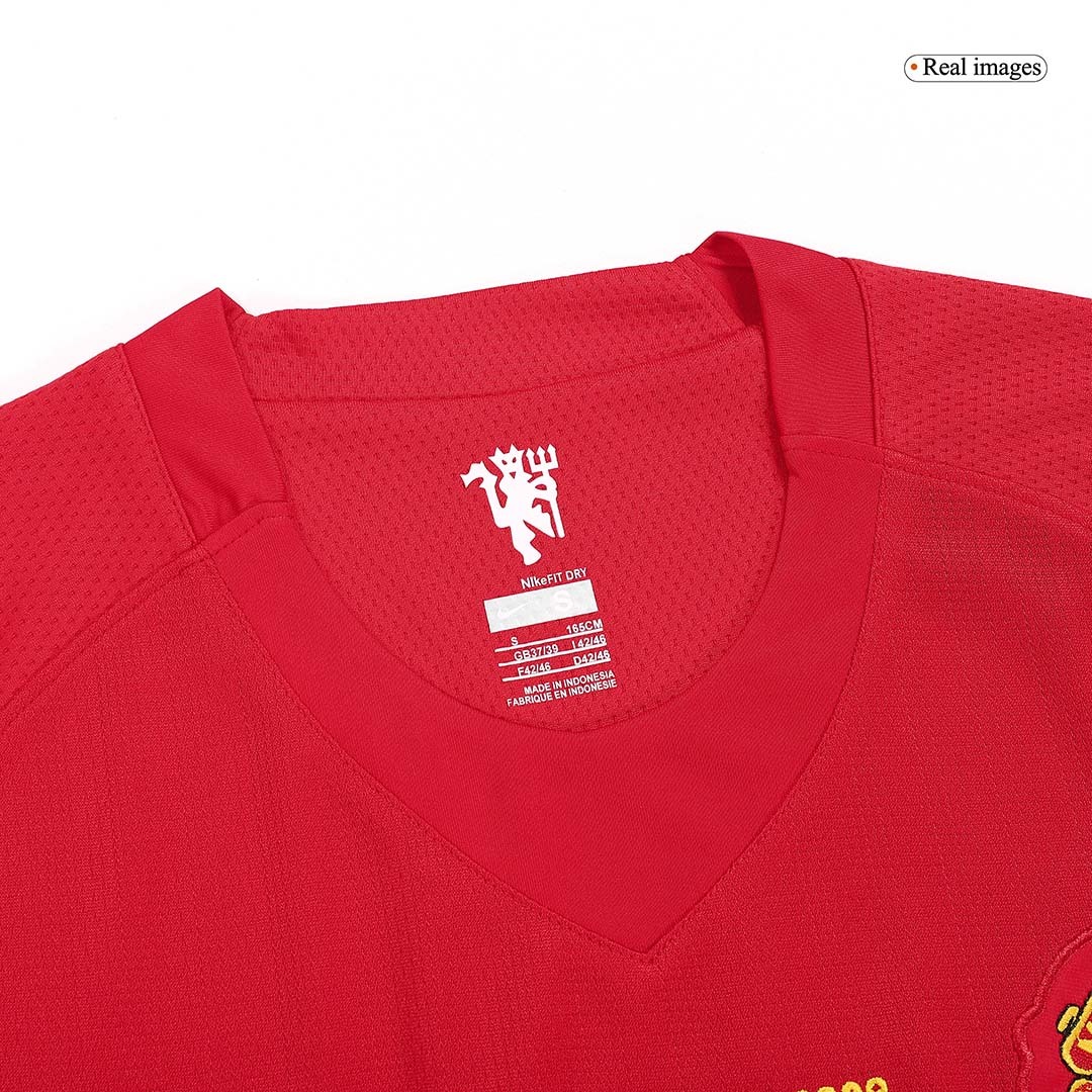 Vintage Soccer Jersey ROONEY #10 Manchester United Home 2007/08 - UCL Final