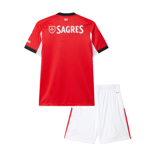 Benfica Home Kids Soccer Jerseys Kit 2025/26