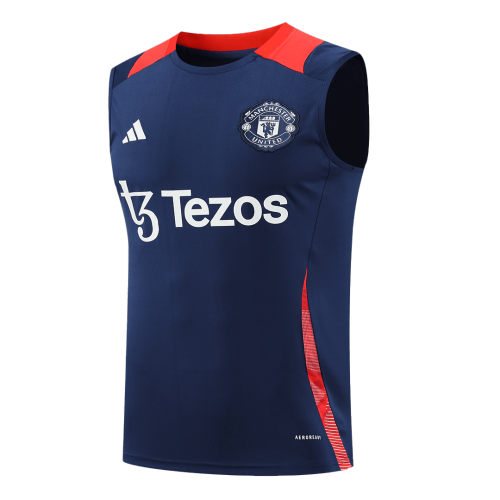 Manchester United Pre-Match Sleeveless Top Navy