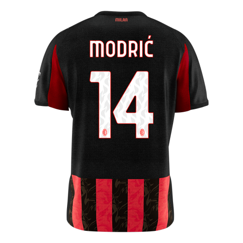 MODRIĆ #14 AC Milan Home Soccer Jersey 2025/26