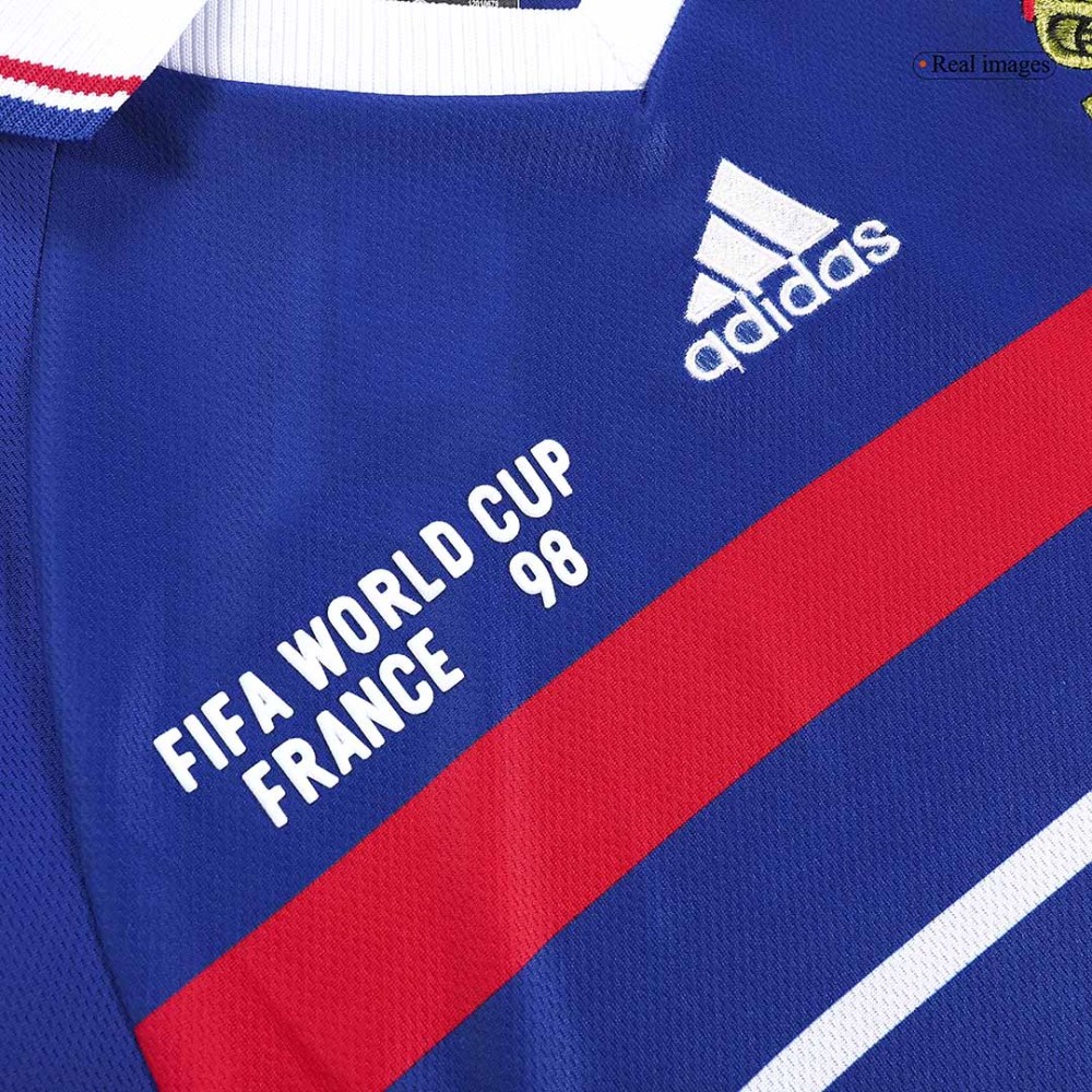 Vintage Soccer Jersey HENRY #12 France Home 1998