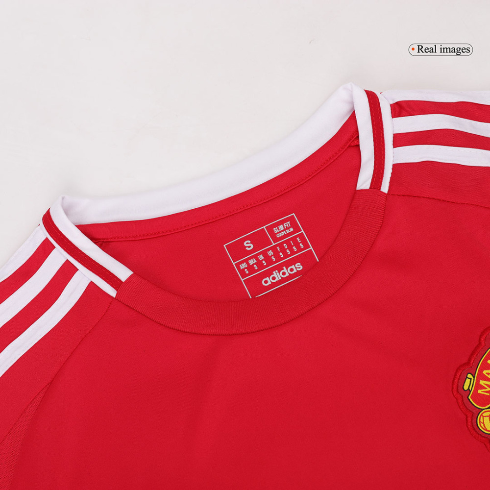 Manchester United Home Long Sleeve Soccer Jersey