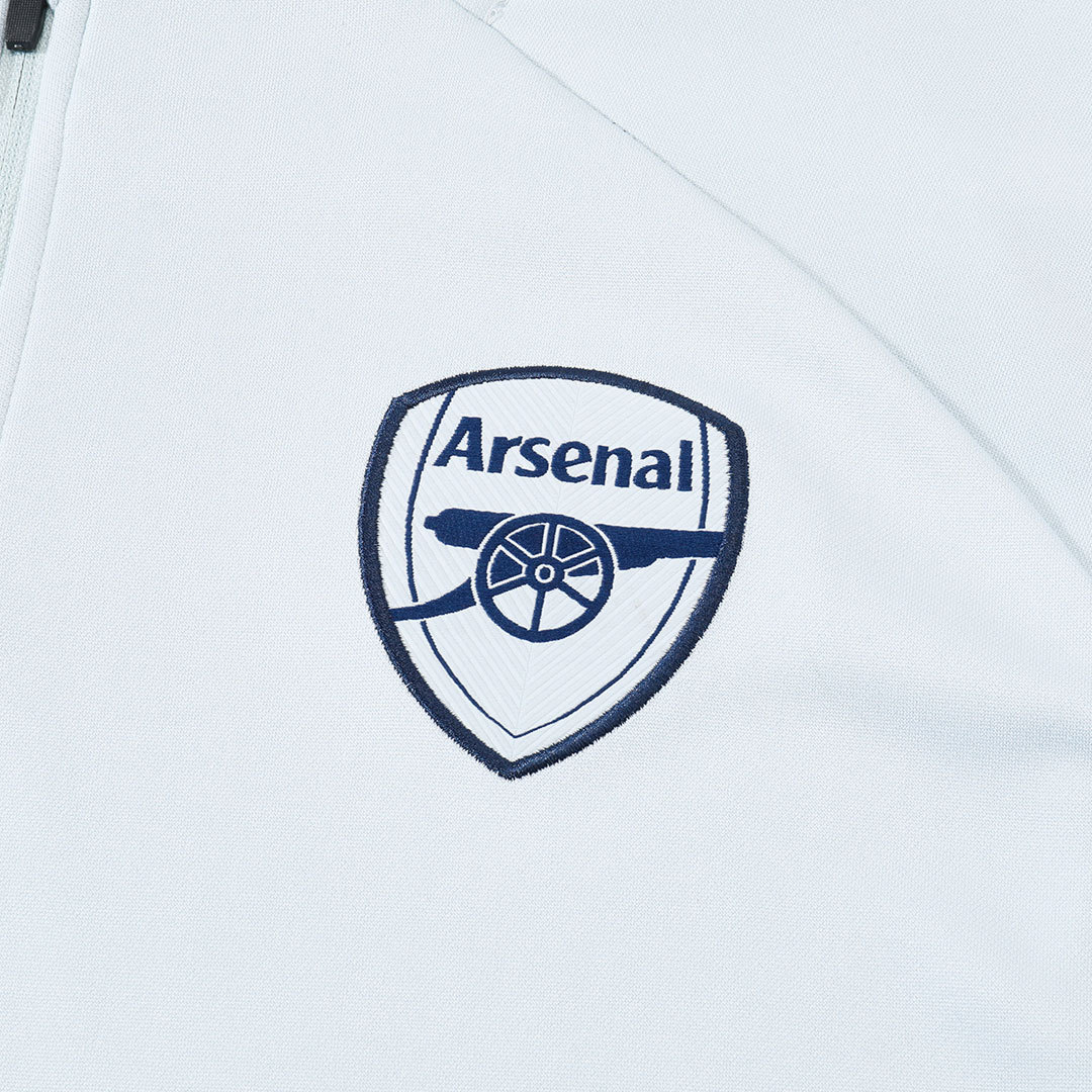 Arsenal 1/4 Zip Tracksuit 2025/26 White