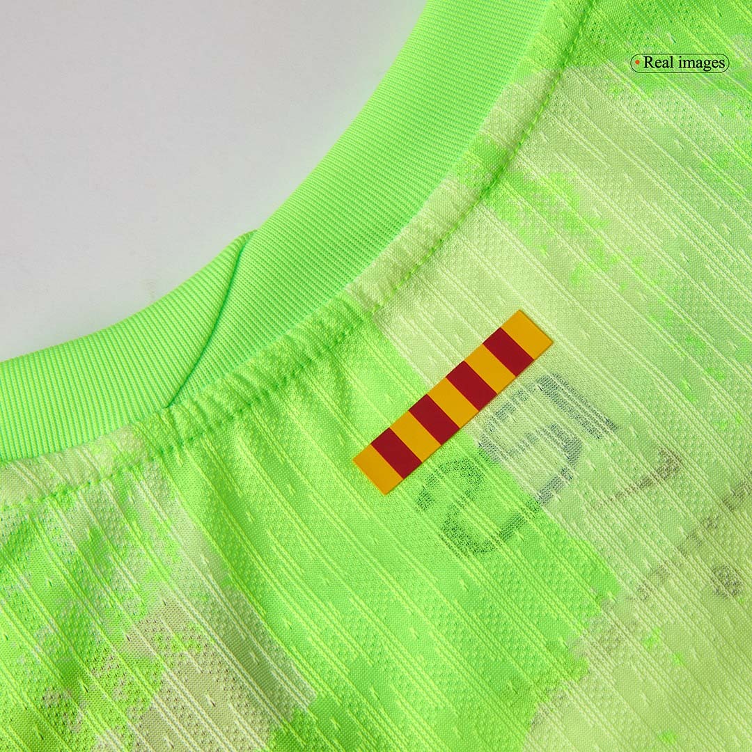 RAPHINHA #11 Barcelona Third Away Authentic Soccer Jersey - UCL（Spotify Logo Without Text）