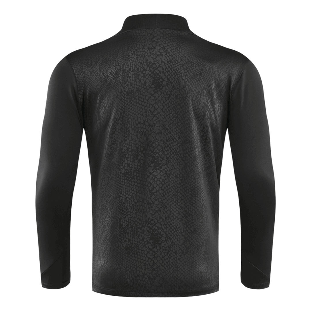 Barcelona 1/4 Zip Tracksuit 2025/26 Black