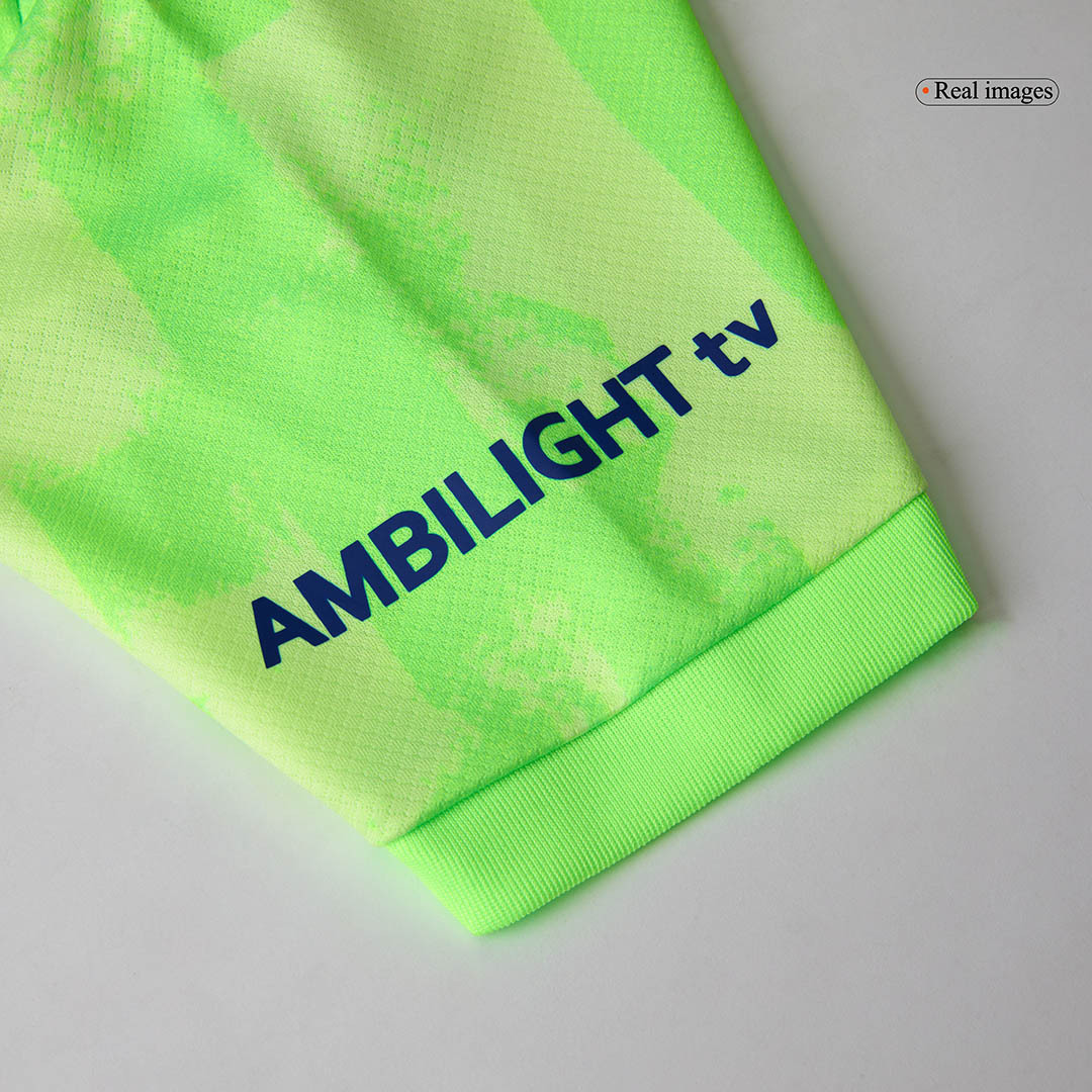 Barcelona Third Away Kids Soccer Jerseys Kit - UCL (Spotify Logo Without Text)