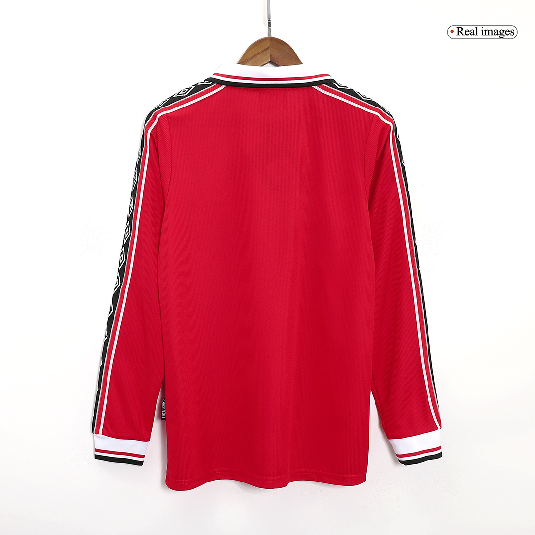 Vintage Soccer Jersey Manchester United Home Long Sleeve 1998/99