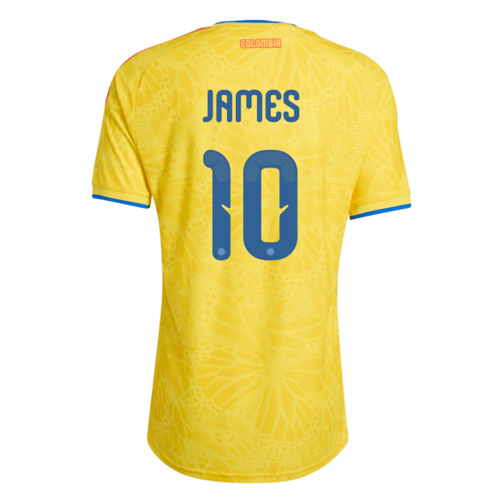 JAMES #10 Colombia Home Player Version Jersey World Cup 2026
