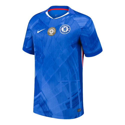 WORLD CHAMPIONS #25 Chelsea Home Soccer Jersey 2025/26 with chest badge