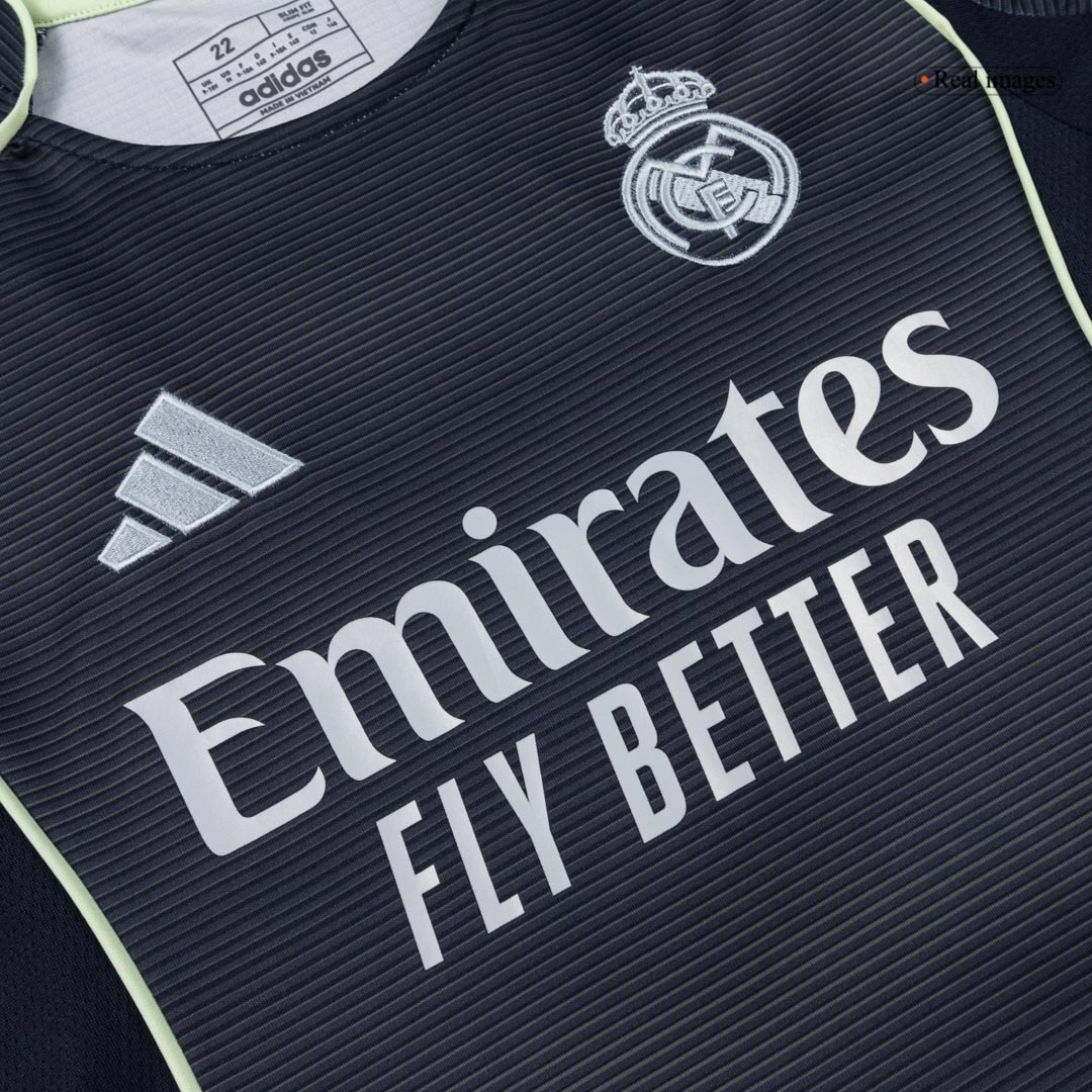 Real Madrid Away Kids Soccer Jerseys Kit 2025/26