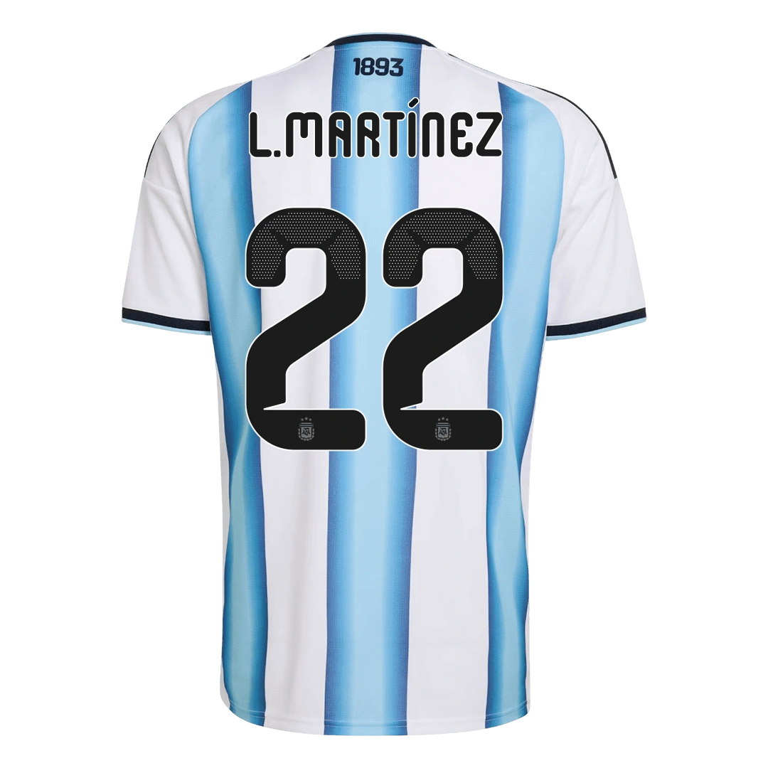 アルゼンチン代表 L.MARTINEZ 22番 ユニフォーム L.MARTÍNEZ #22 Argentina Home Soccer Jersey World Cup 2026