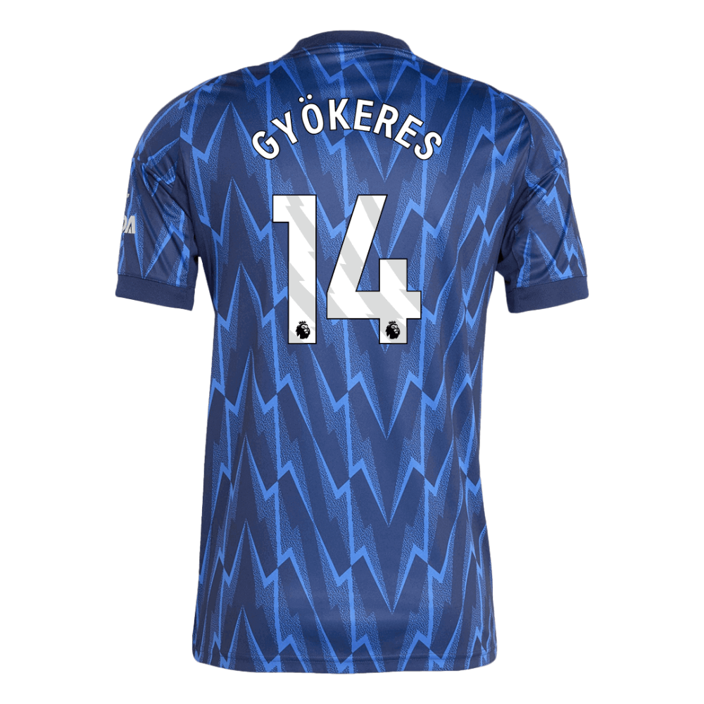 GYÖKERES #14 Arsenal Away Soccer Jersey 2025/26