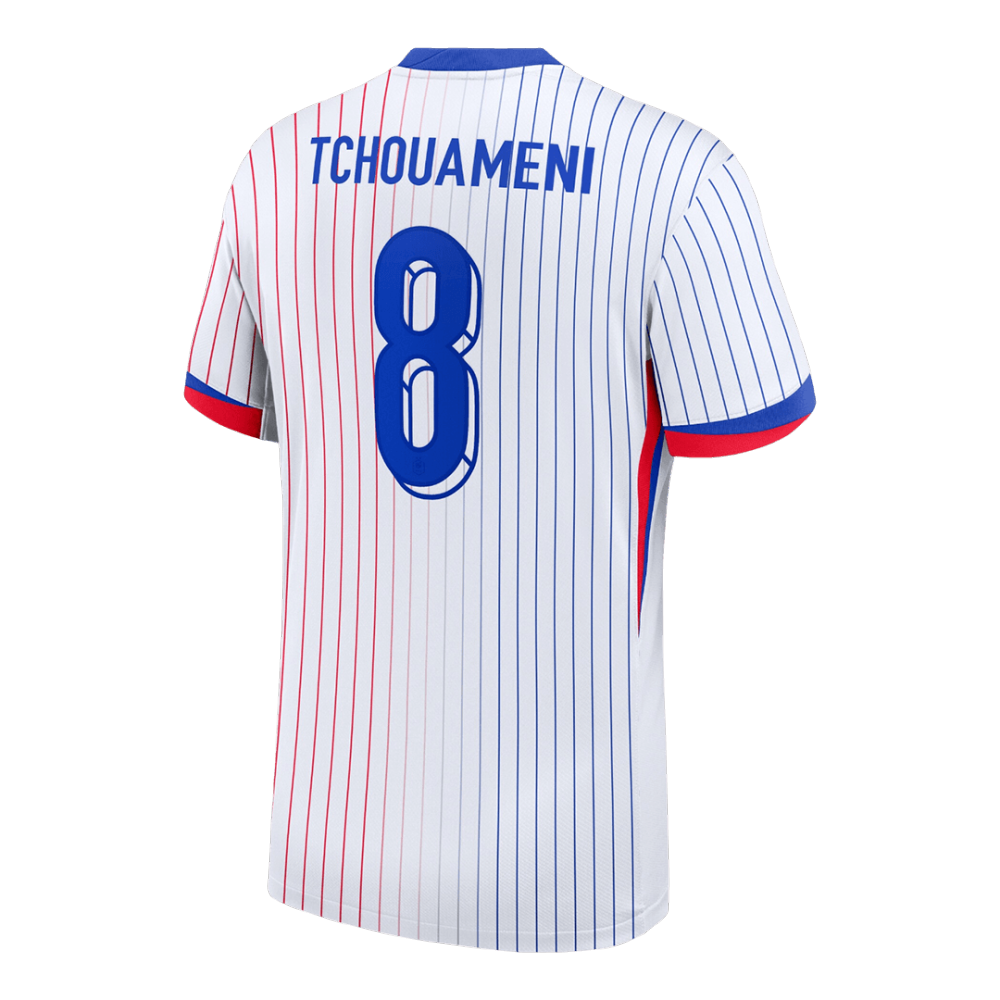 TCHOUAMENI #8 France Away Soccer Jersey