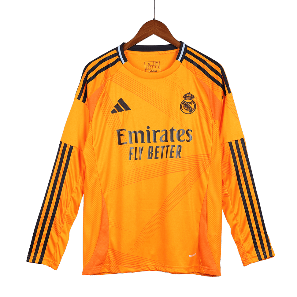 Real Madrid Away Long Sleeve Soccer Jersey