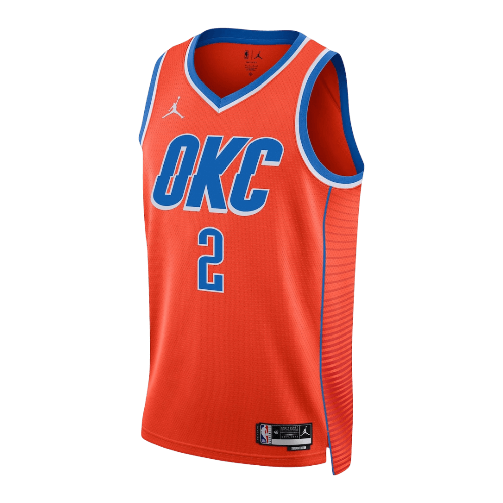 Gilgeous-Alexander #2 Oklahoma City Thunder Swingman NBA Jersey - Statement Edition