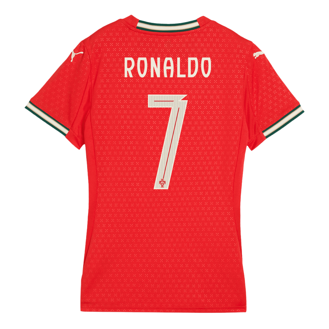 RONALDO #7 Women's Portugal Home Jersey 2025