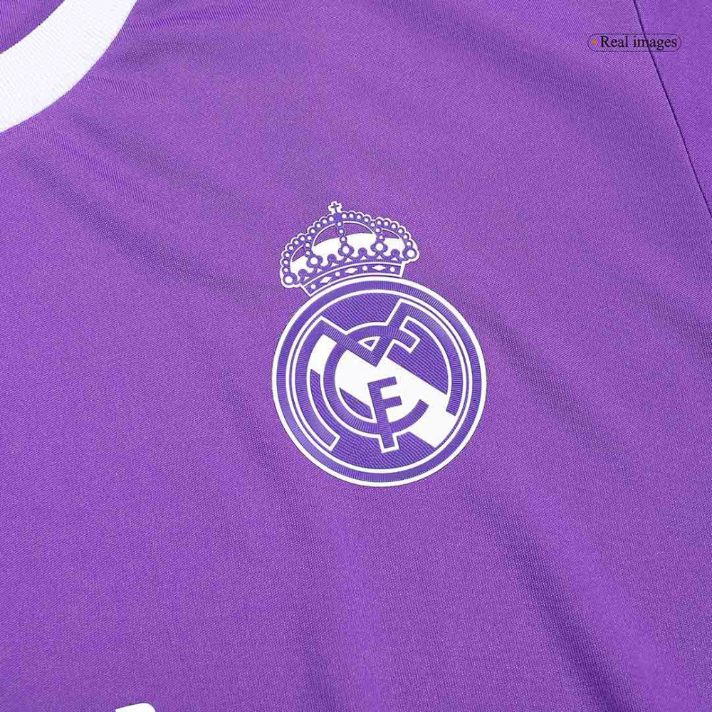Vintage Soccer Jersey BENZEMA #9 Real Madrid Away Long Sleeve 2016/17