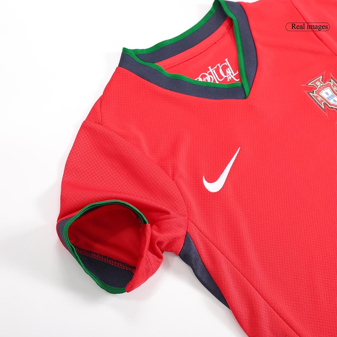 Portugal Home Kids Soccer Jerseys Kit EURO