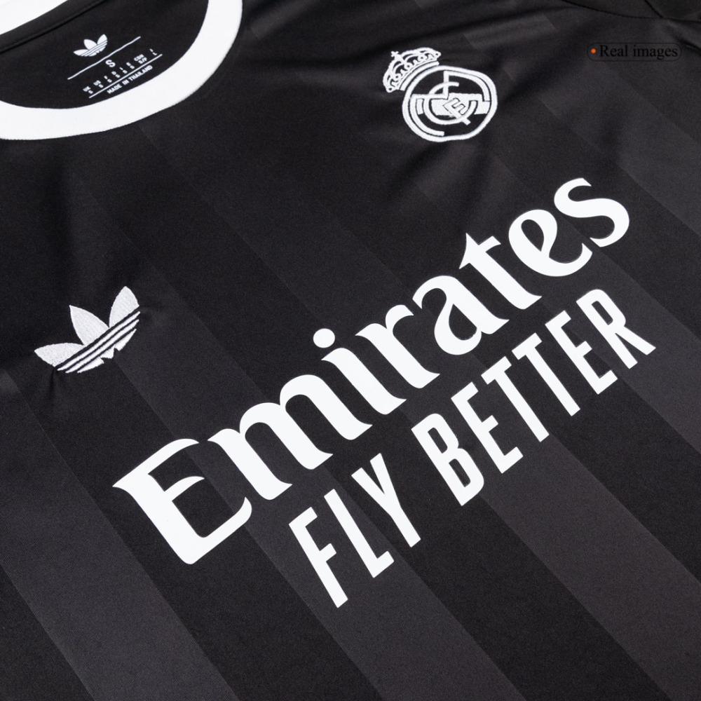 Real Madrid Goalkeeper Soccer Jersey 2025/26 Black