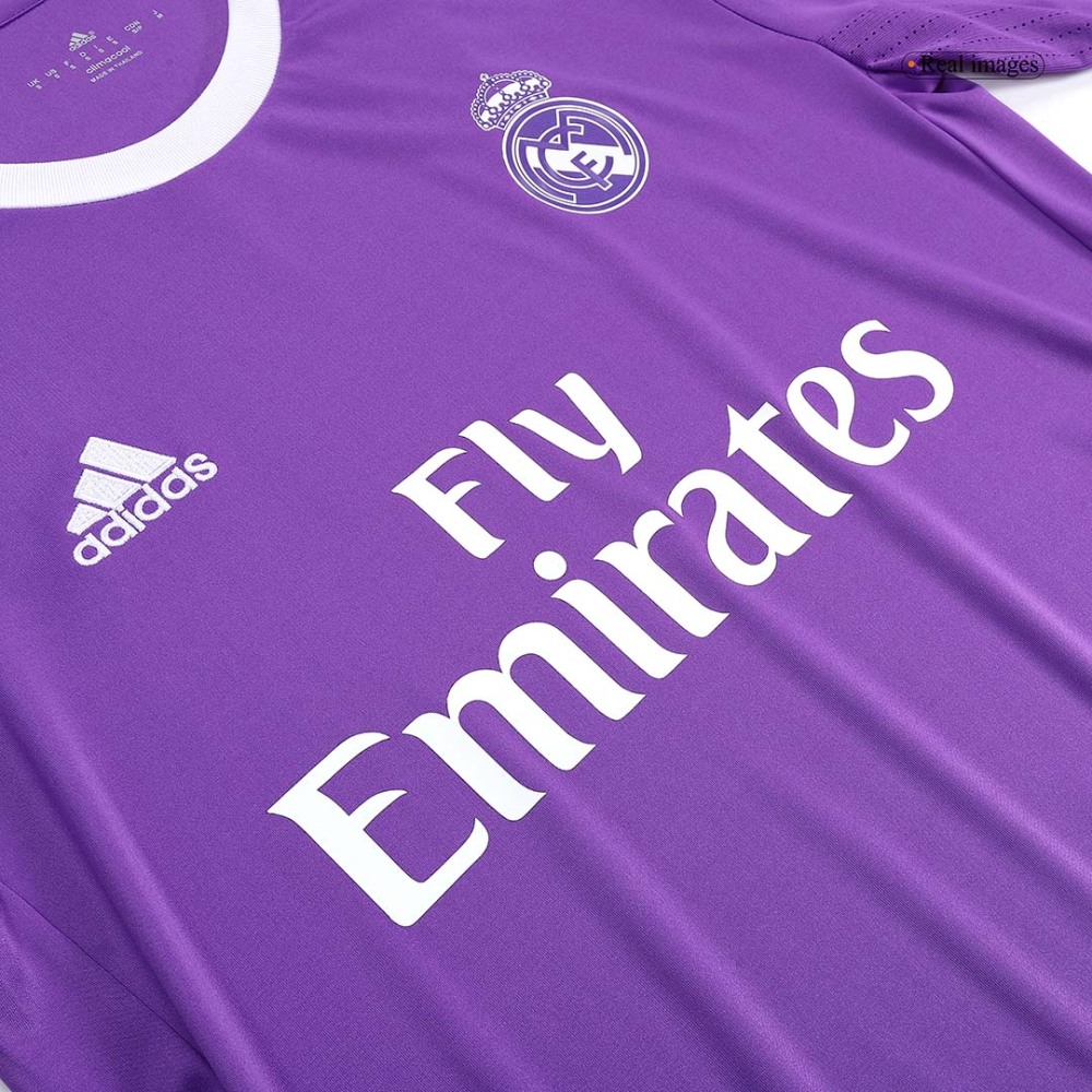 Vintage Soccer Jersey BENZEMA #9 Real Madrid Away Long Sleeve 2016/17