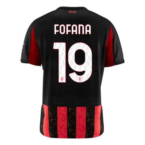 FOFANA #19 AC Milan Home Soccer Jersey 2025/26