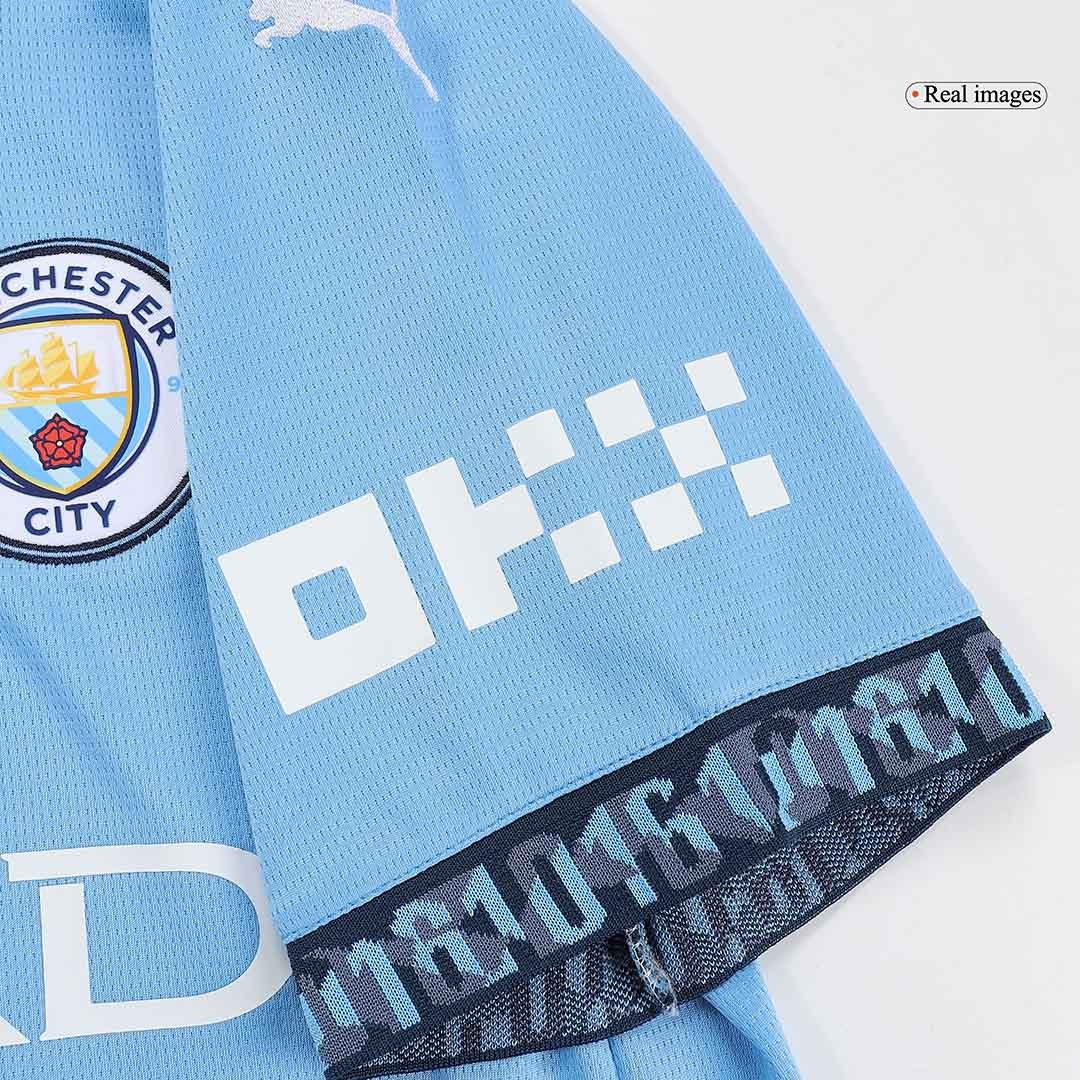HAALAND #9 Manchester City Home Soccer Jersey - UCL