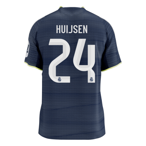 HUIJSEN #24 Real Madrid Away Authentic Soccer Jersey 2025/26