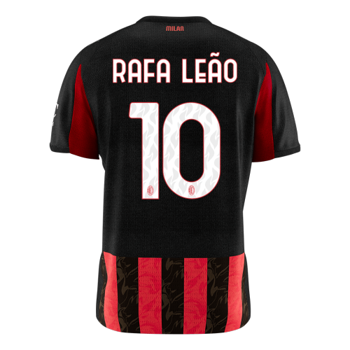 RAFA LEÃO #10 AC Milan Home Soccer Jersey 2025/26