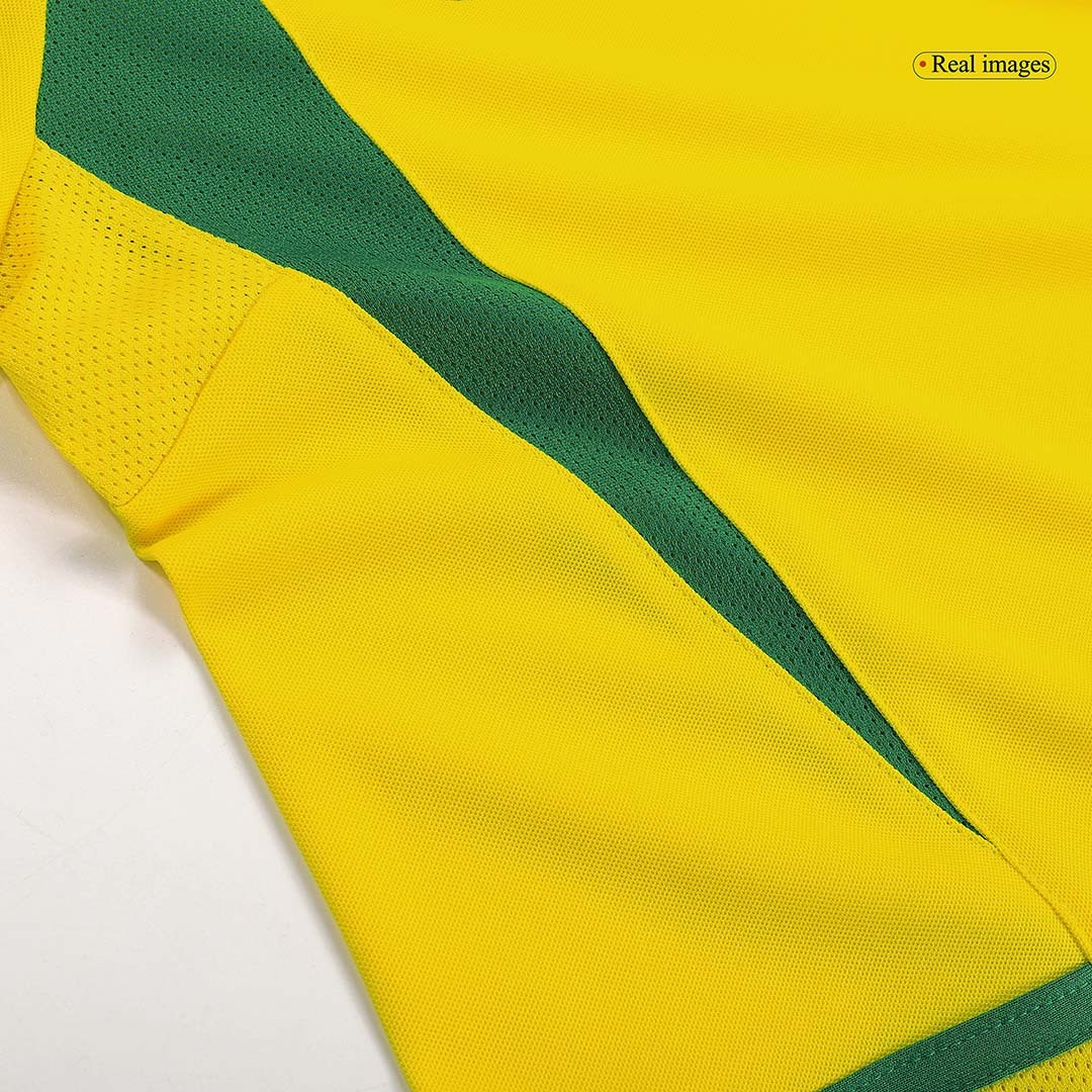Vintage Soccer Jersey RONALDO #9 Brazil Home 2002/03