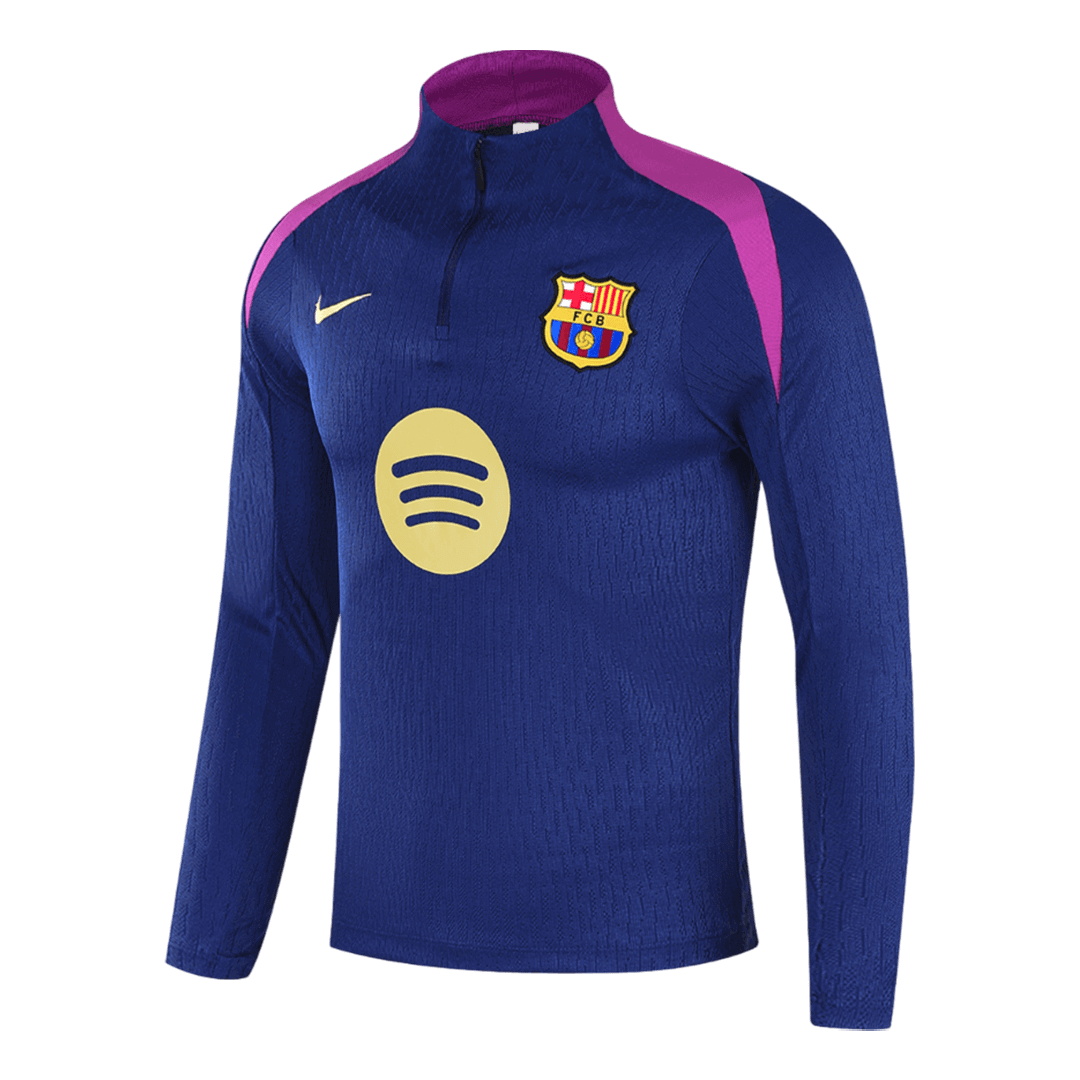 Barcelona 1/4 Zip Tracksuit 2025/26 Navy